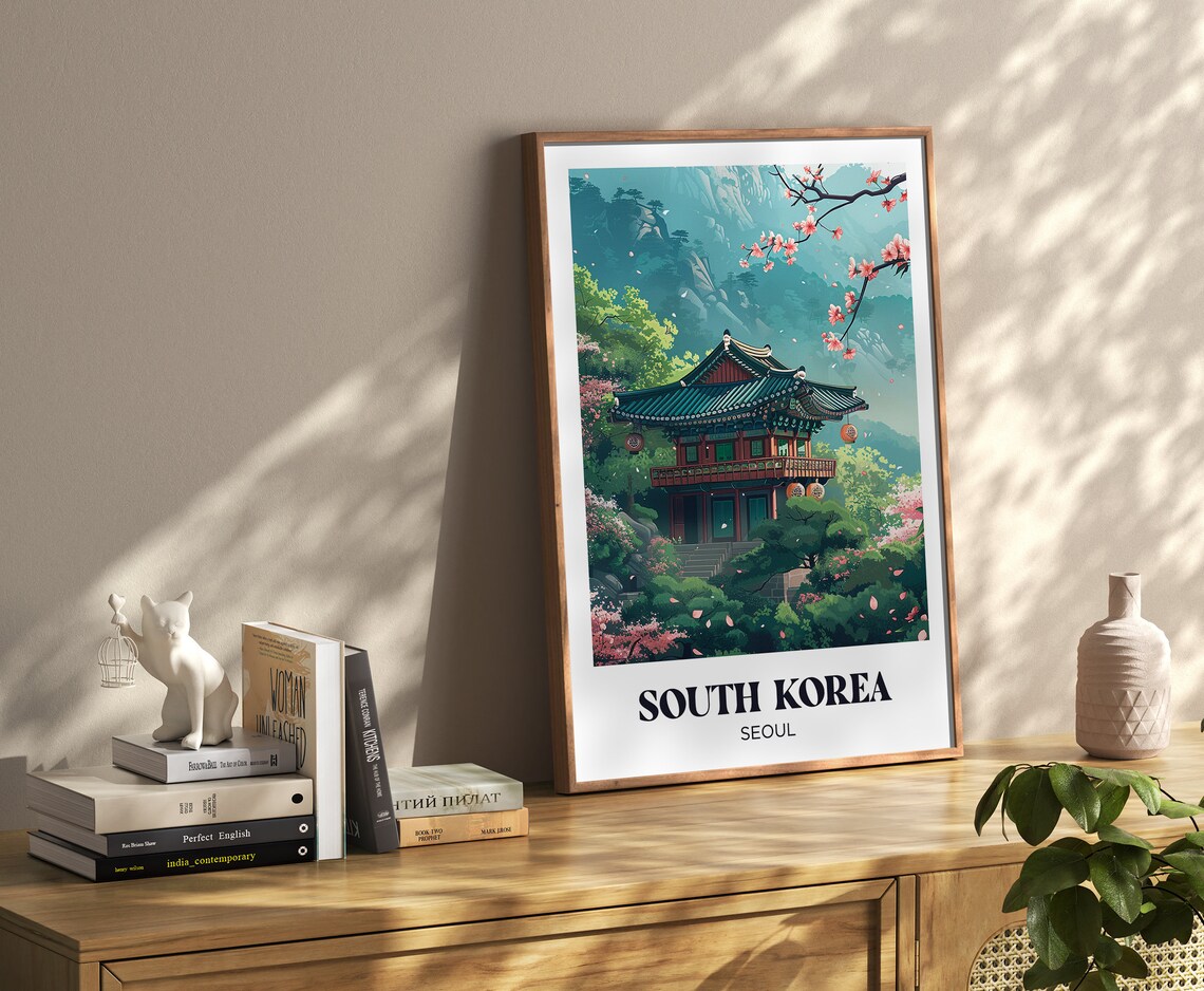 Tokyo Travel Poster, Japan Watercolor Art Print - Image 4