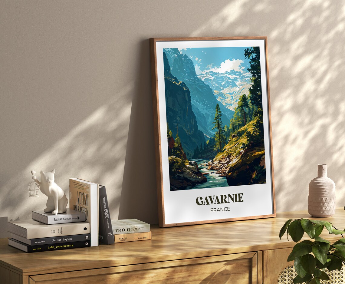 Cirque De Gavarnie Travel Poster, French Pyrenees - Image 4