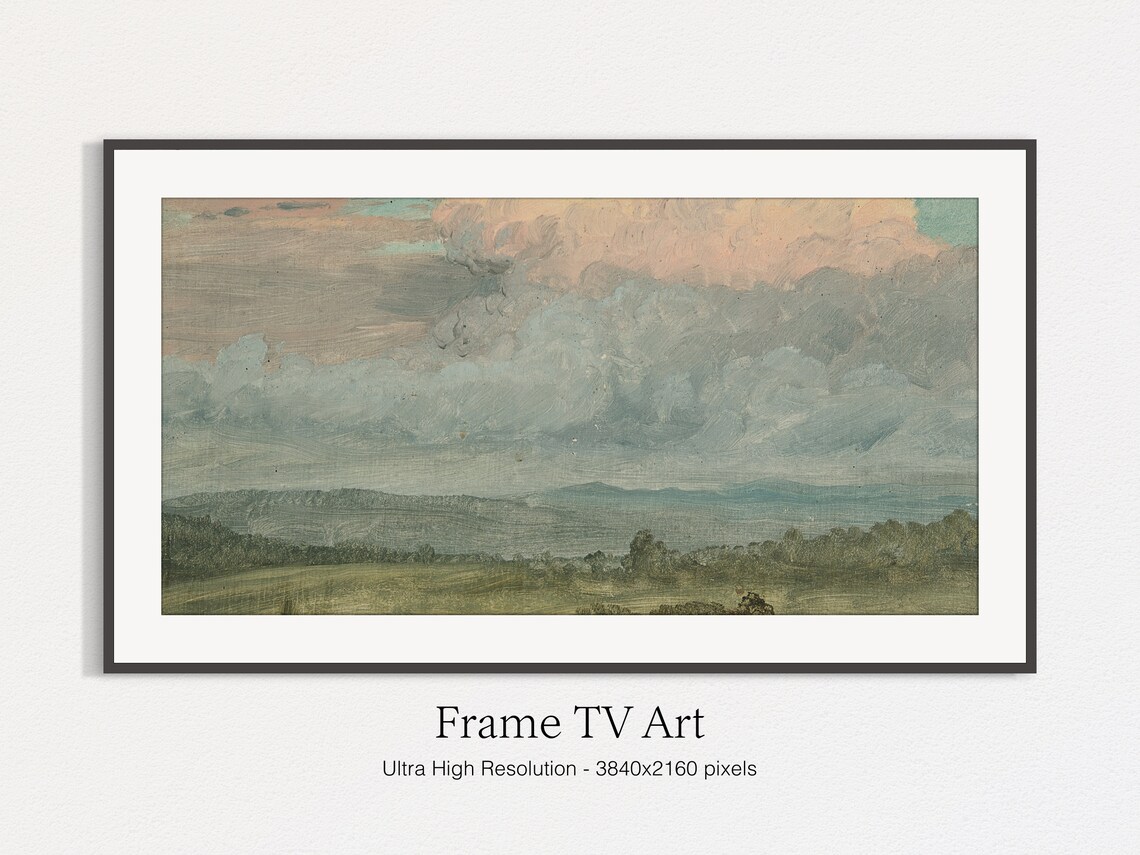 Vintage Landscape Oil Painting Art Print - Image 5