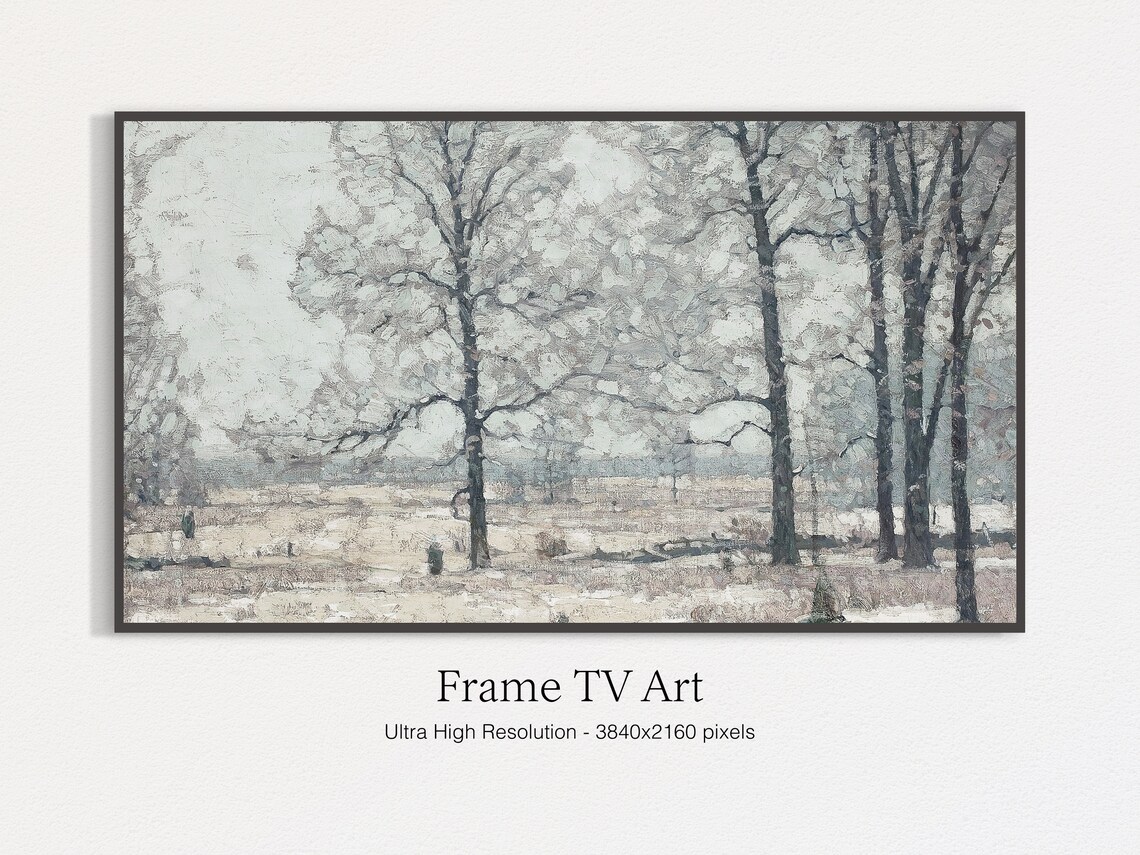 Frame Tv Winters Magic Painting Frame For Tv