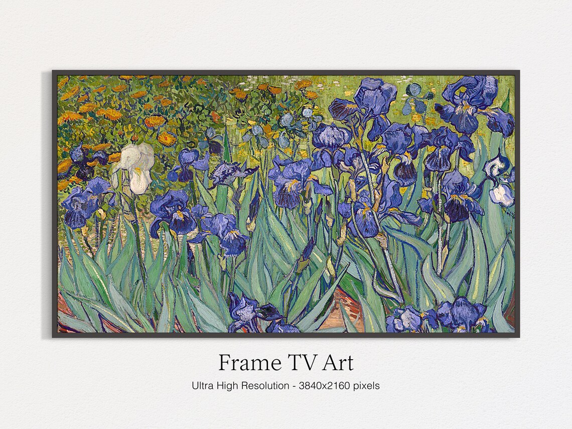 Irises By Van Gogh, Art Print