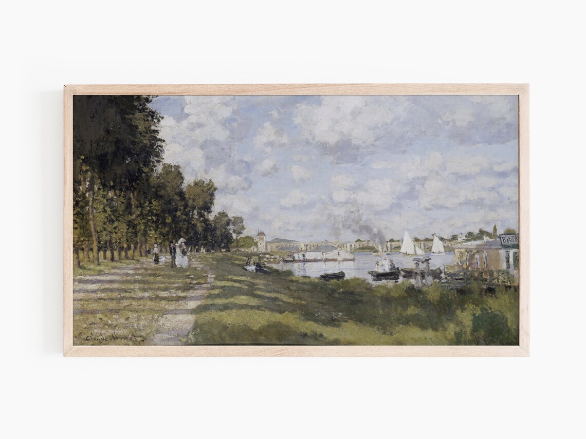 Spring Landscape Painting, Seasonal Wall Art - Image 2
