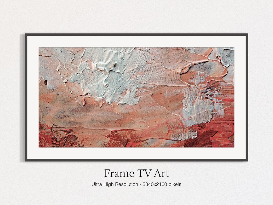 Abstract Oil Painting Art Print, Modern Abstract - Image 4