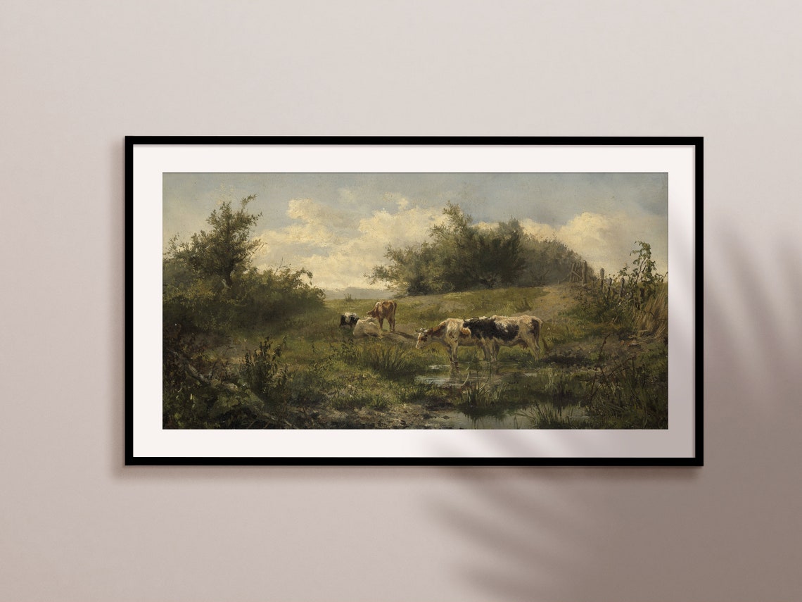 Vintage Landscape Painting - Image 2