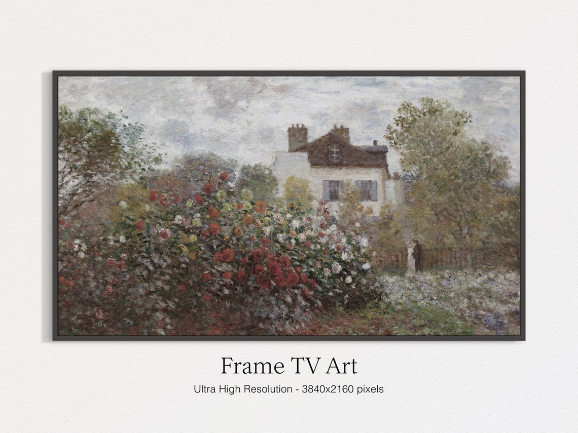 Spring Garden Painting, Classic Scenery - Image 4