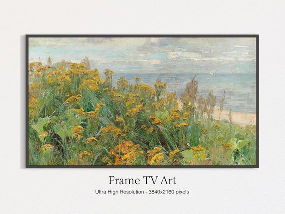 Vintage Summer Landscape Painting Art Print