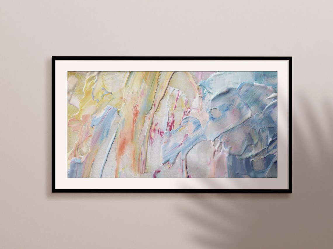Abstract Oil Painting Art Print for Frame TV - Image 2