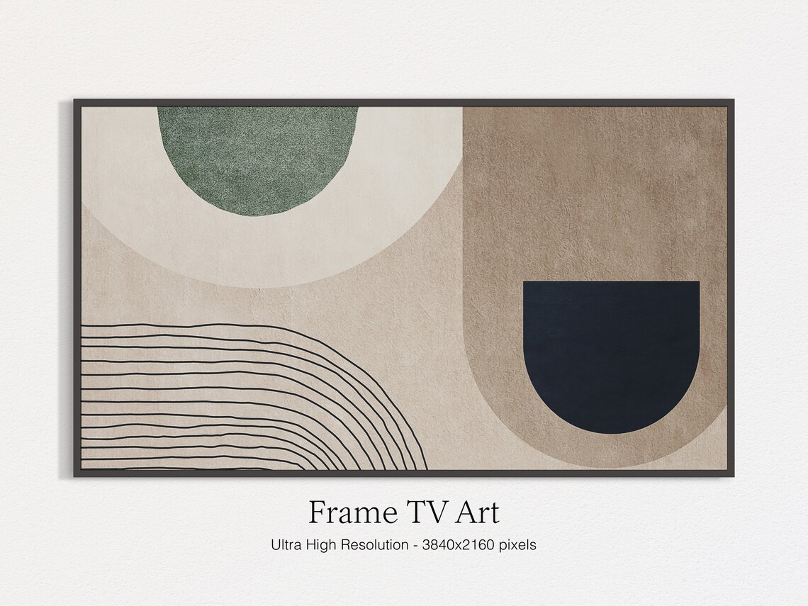 Modern Abstract Painting, Oil On Art Print