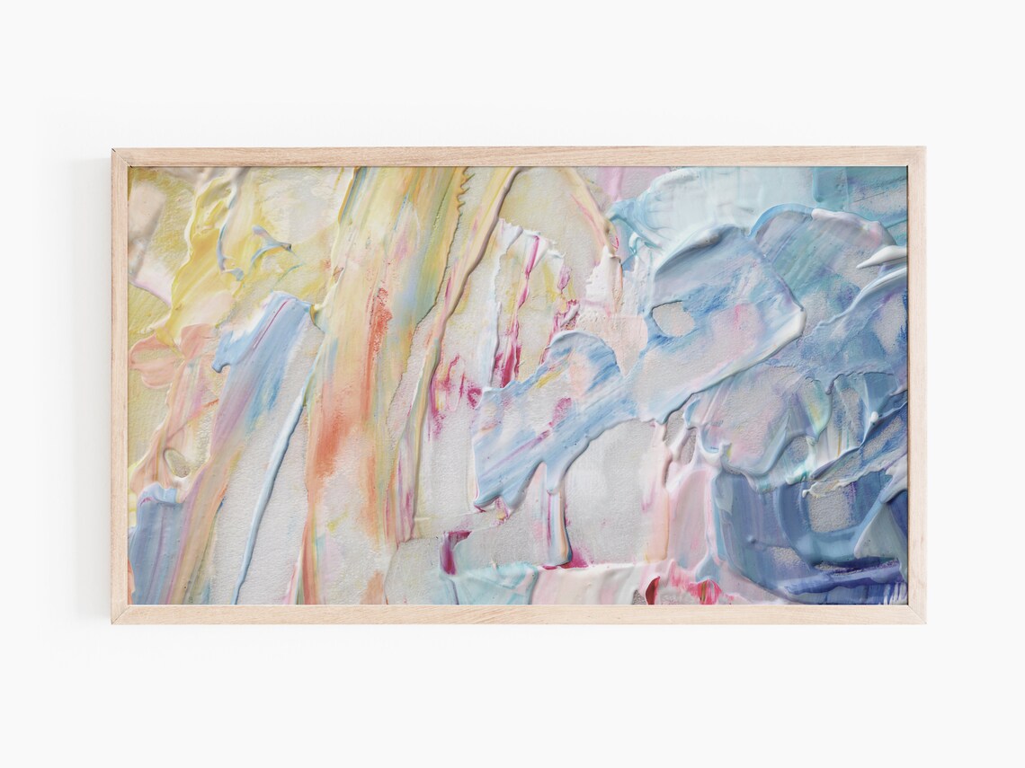 Abstract Oil Painting Art Print for Frame TV - Image 3