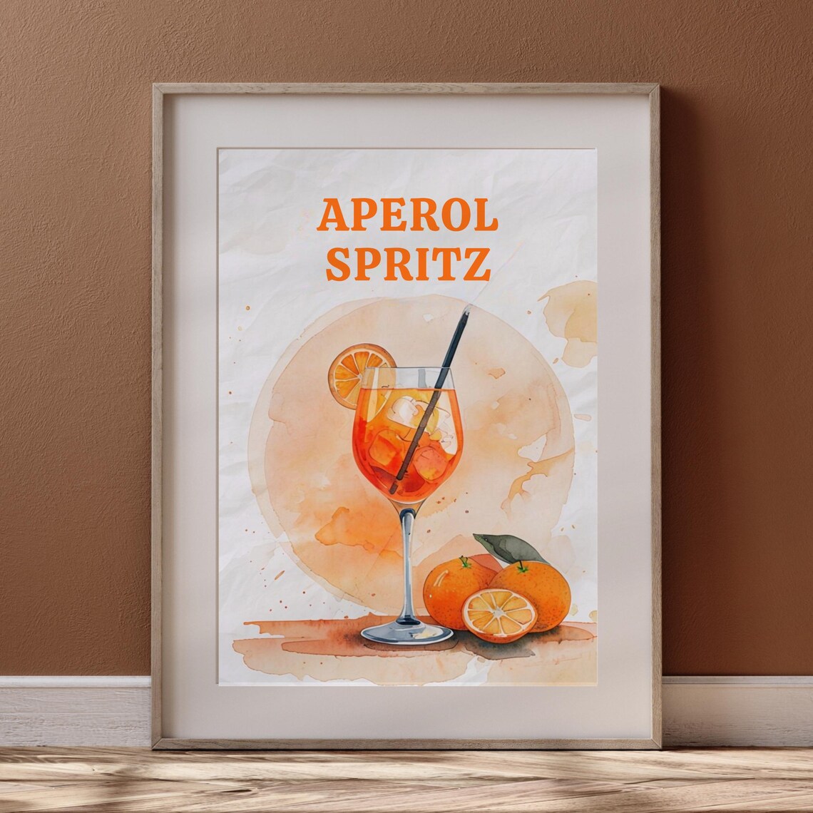 Aperol Spritz Vintage Bar Art Print, Kitchen Decor - Image 3