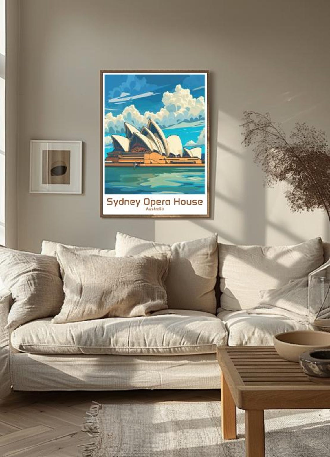 Sydney Opera House Australia Harbor Sail Illustration Travel Poster - Image 3
