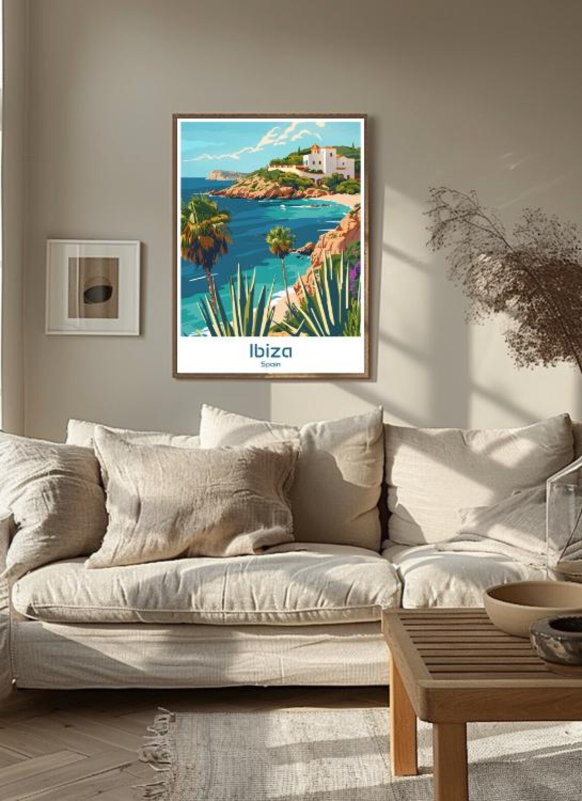 Ibiza Spain Travel Poster, Mediterranean Island Art Print - Image 3