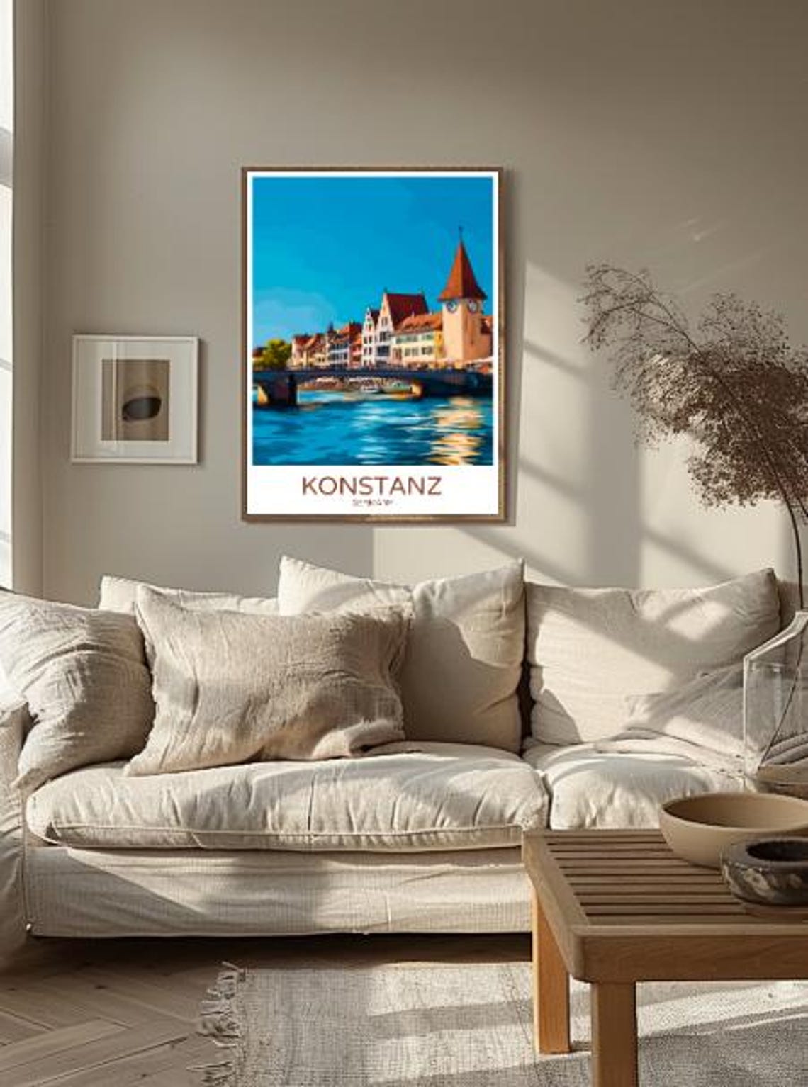 Konstanz Germany Lake Waterfront Clock Tower Old Town Poster - Image 2