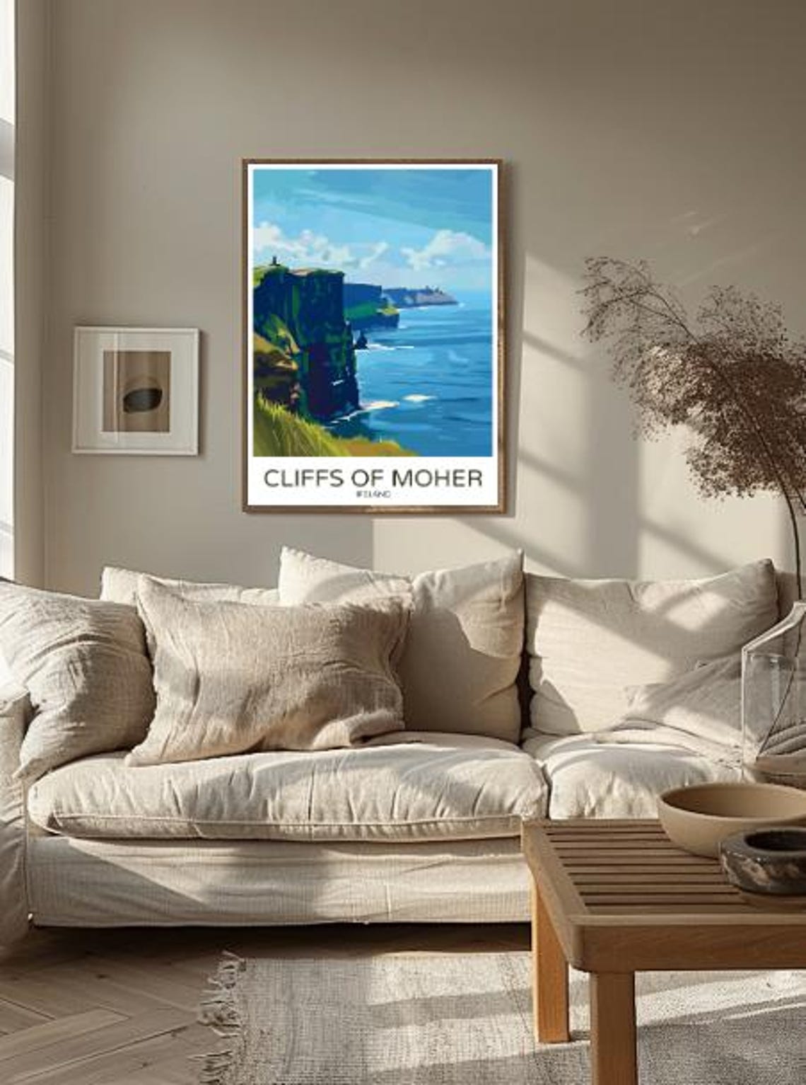 Cliffs Of Moher Ireland Travel Poster Dramatic Coastal Cliffs Art - Image 2