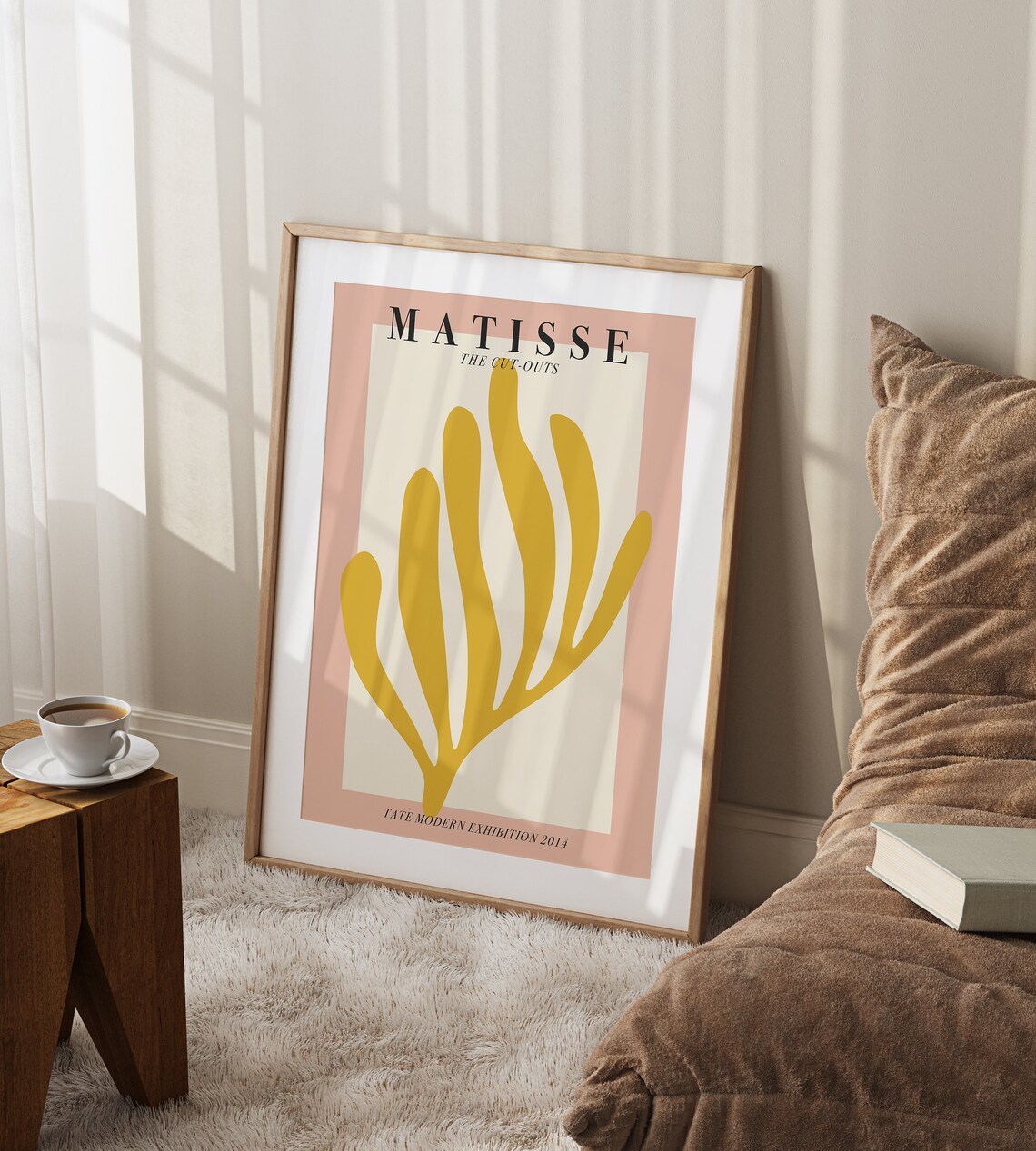Matisse The Cut Outs Yellow Leaf Gallery Exhibition Style Poster - Image 2
