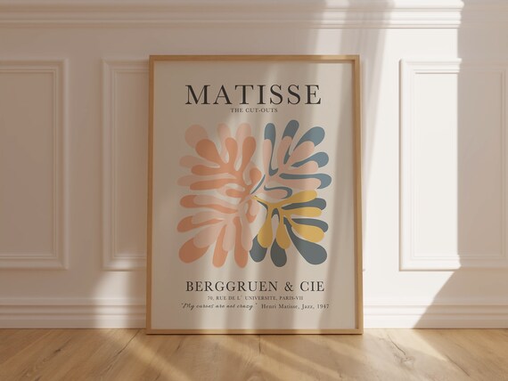 Matisse Print Henri Matisse Wall Art Prints Matisse Wall Art Printable Wall Art Art Downloads