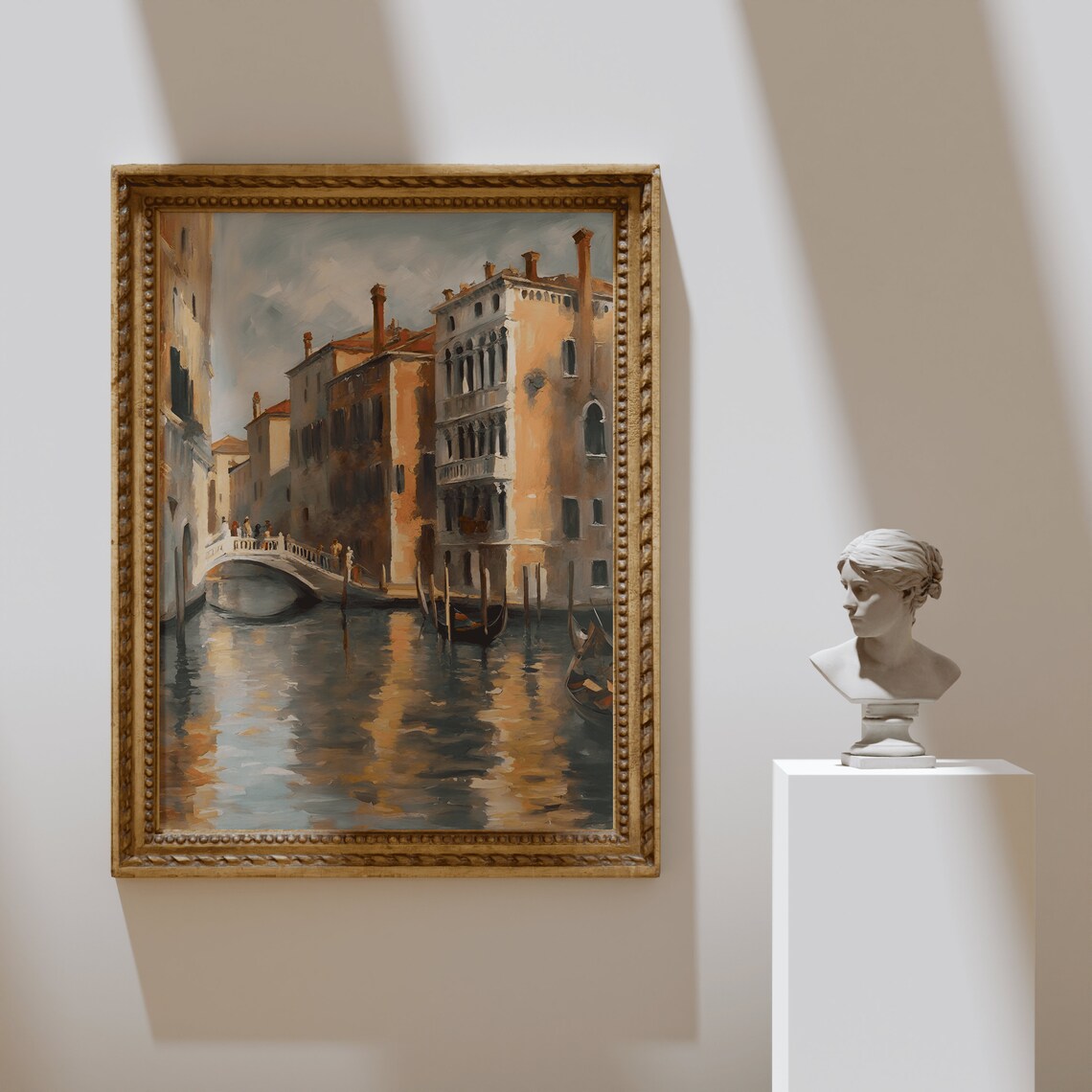 Venice Architecture Vintage Travel Poster