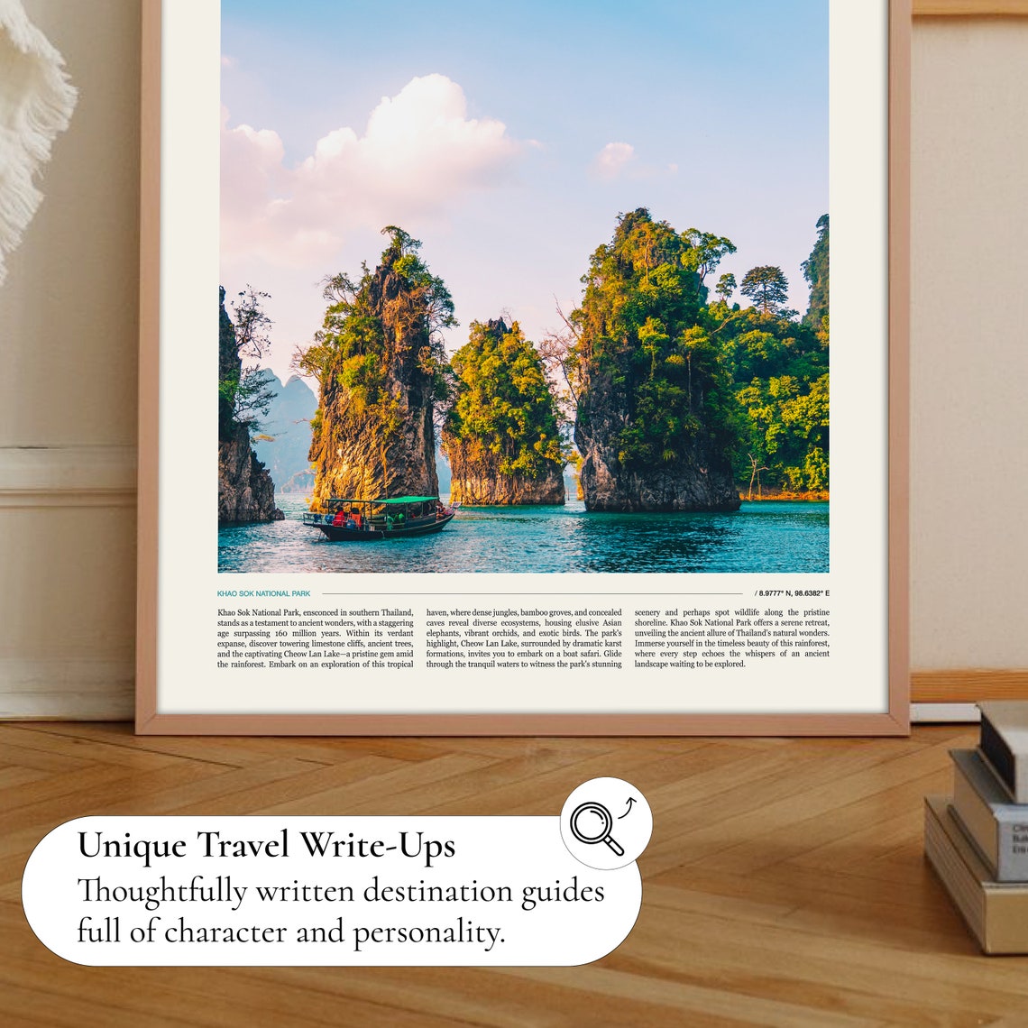 Khao Sok National Park Thailand Travel National Park Poster Thai Art Travel Art National Park Art Thailand Photography Travel Print - Image 2