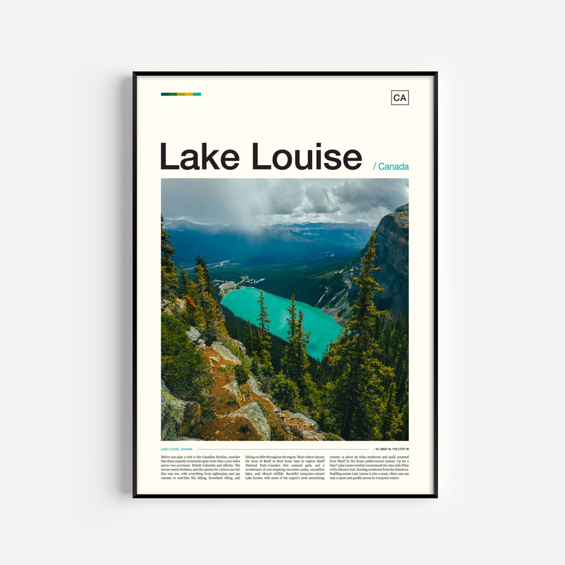 Lake Louise Print Lake Louise Poster Lake Louise Wall Art Lake Louise Art Print Lake Louise Artwork Lake Louise Photo Canada Print