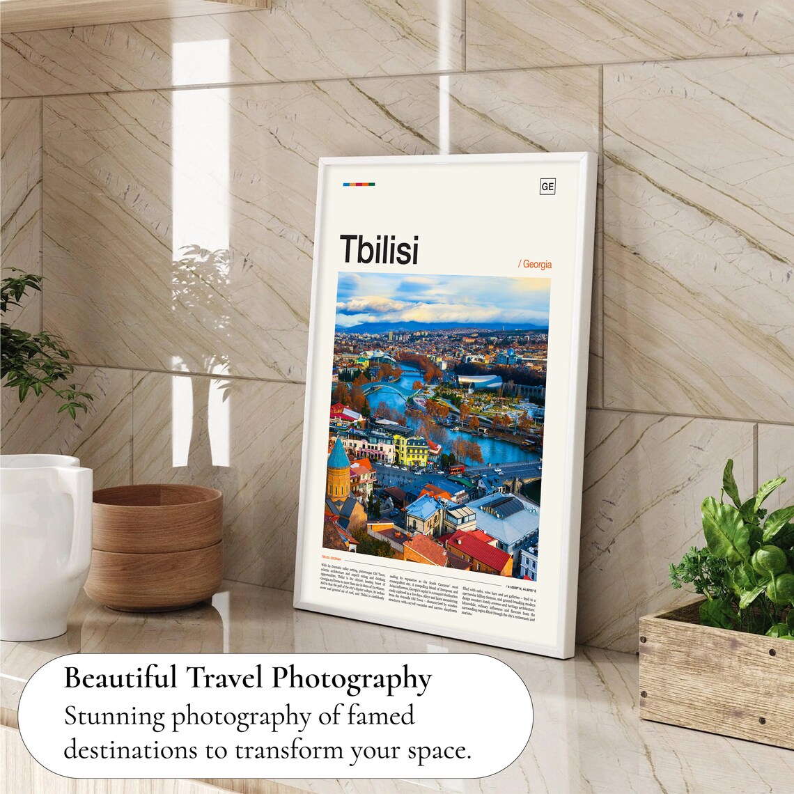 Tbilisi Georgia Travel Poster - Image 4