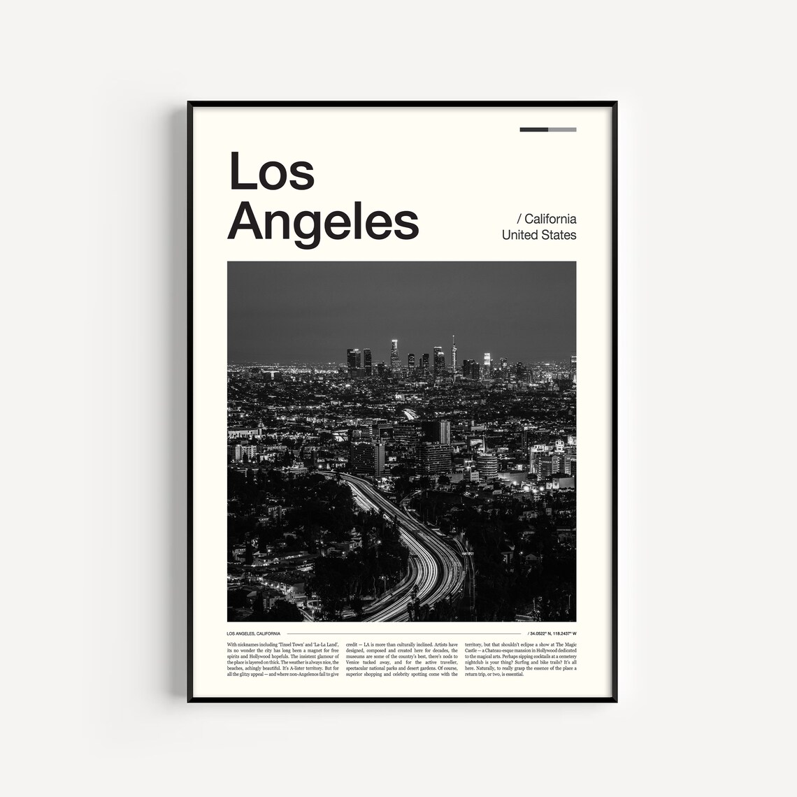 Los Angeles Art Print Wall Art Print