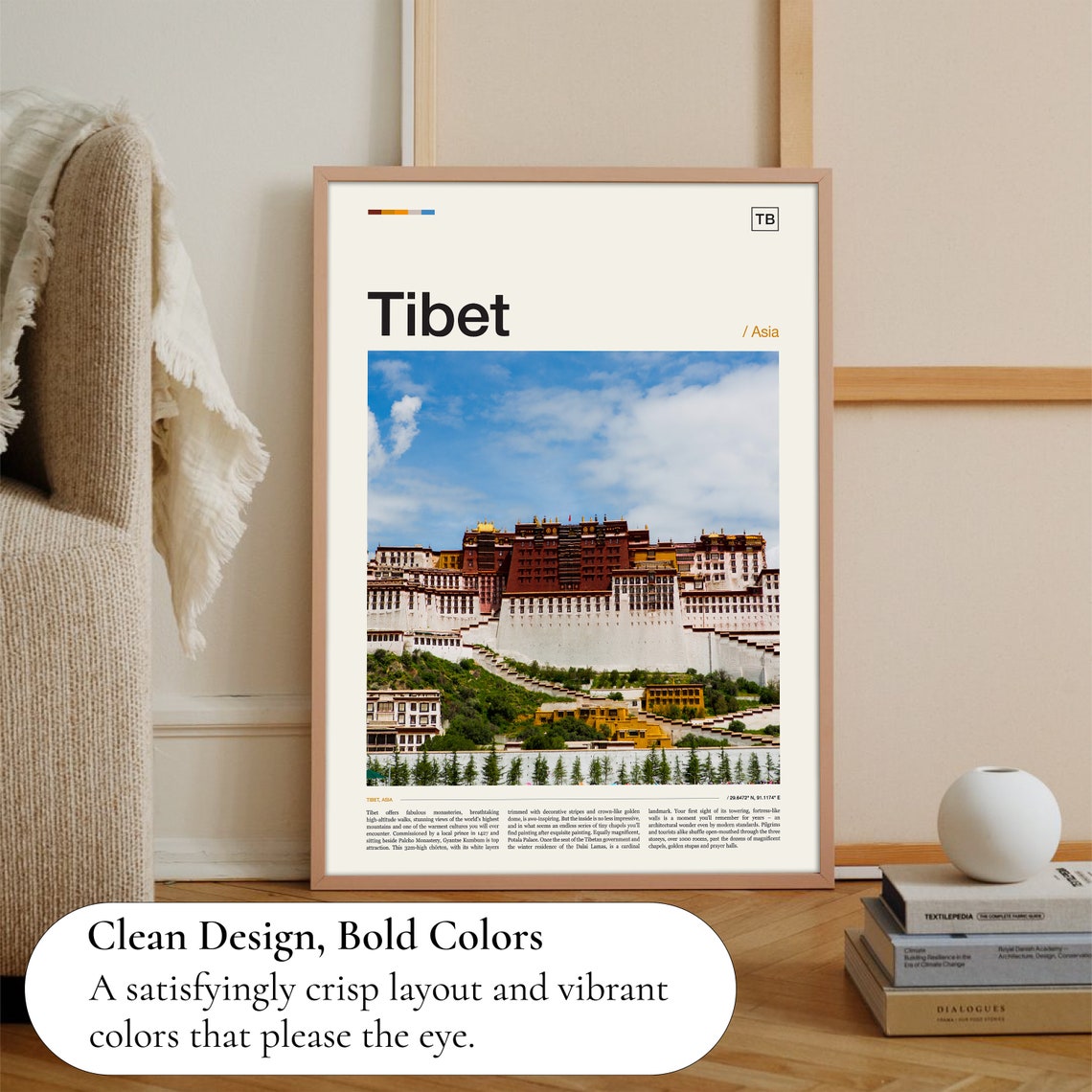 Tibet Potala Palace Lhasa Sacred Himalayan Architecture Poster - Image 3