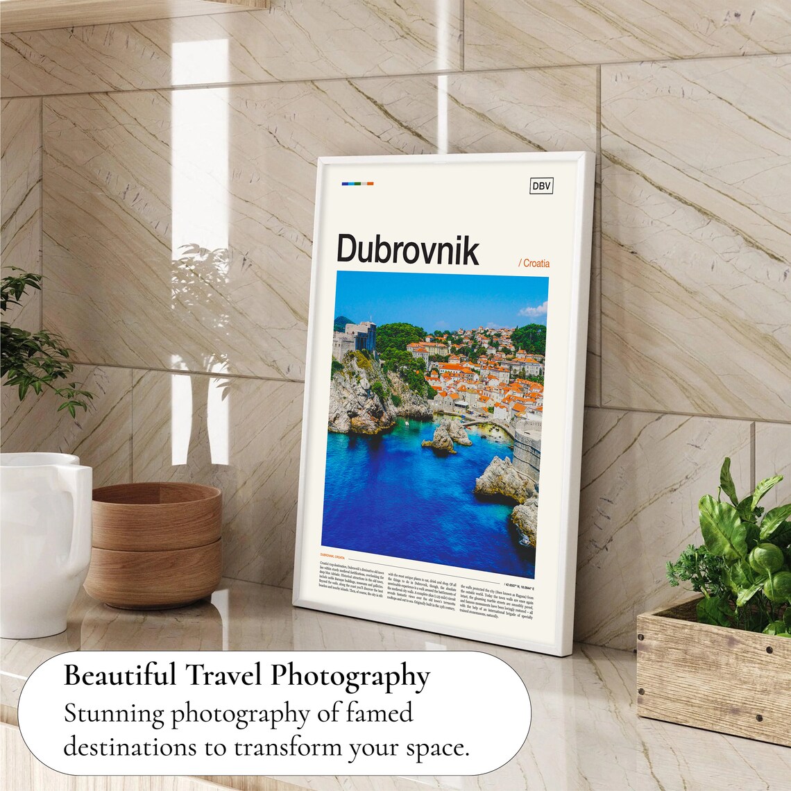 Dubrovnik Print Dubrovnik Poster Dubrovnik Wall Art Dubrovnik Art Print Dubrovnik Photo Croatia Print Croatia Poster Croatia Wall Art - Image 4