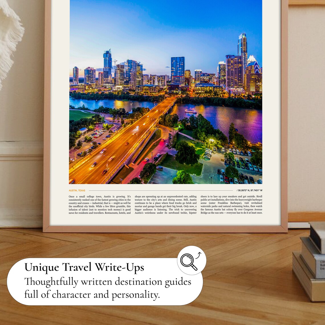 Austin Texas Travel Poster, City Wall Art - Image 2
