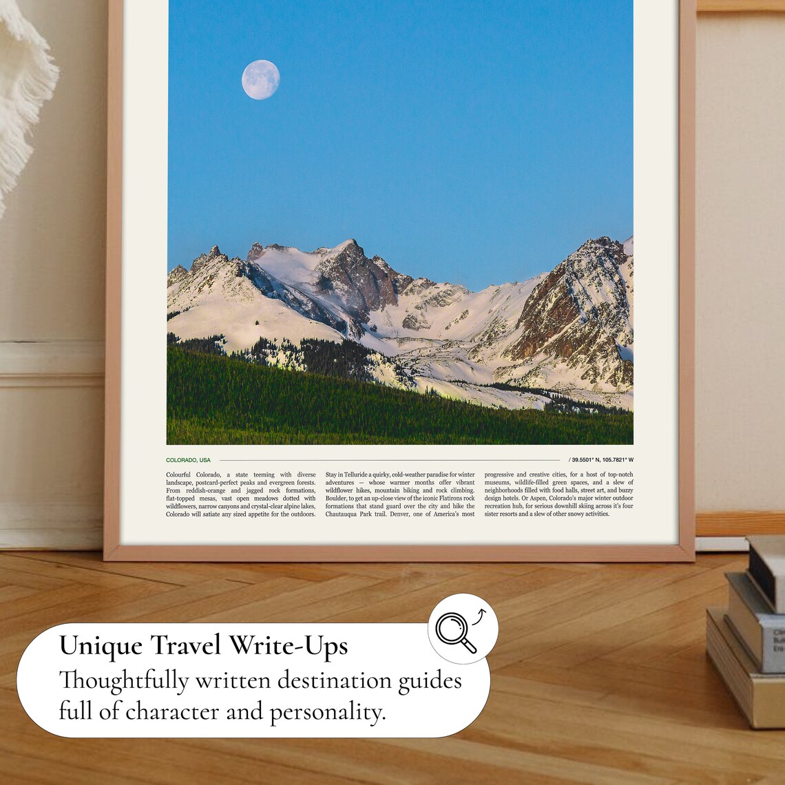 Colorado Mountains Landscape Travel Poster - Image 2