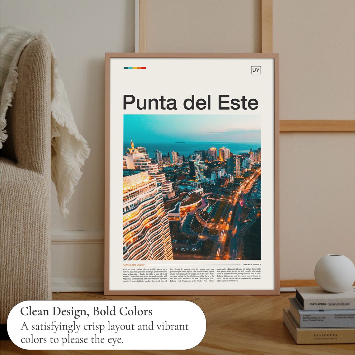Punta Del Este Travel Poster, Place Wall Art - Image 3