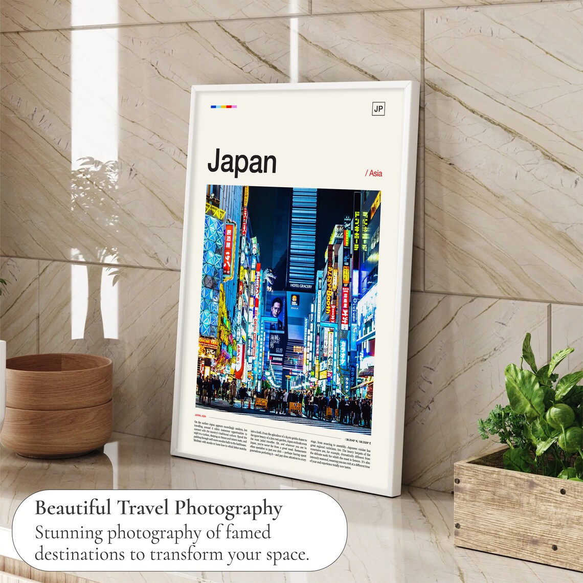 Tokyo Japanese Poster Travel Poster - Image 4