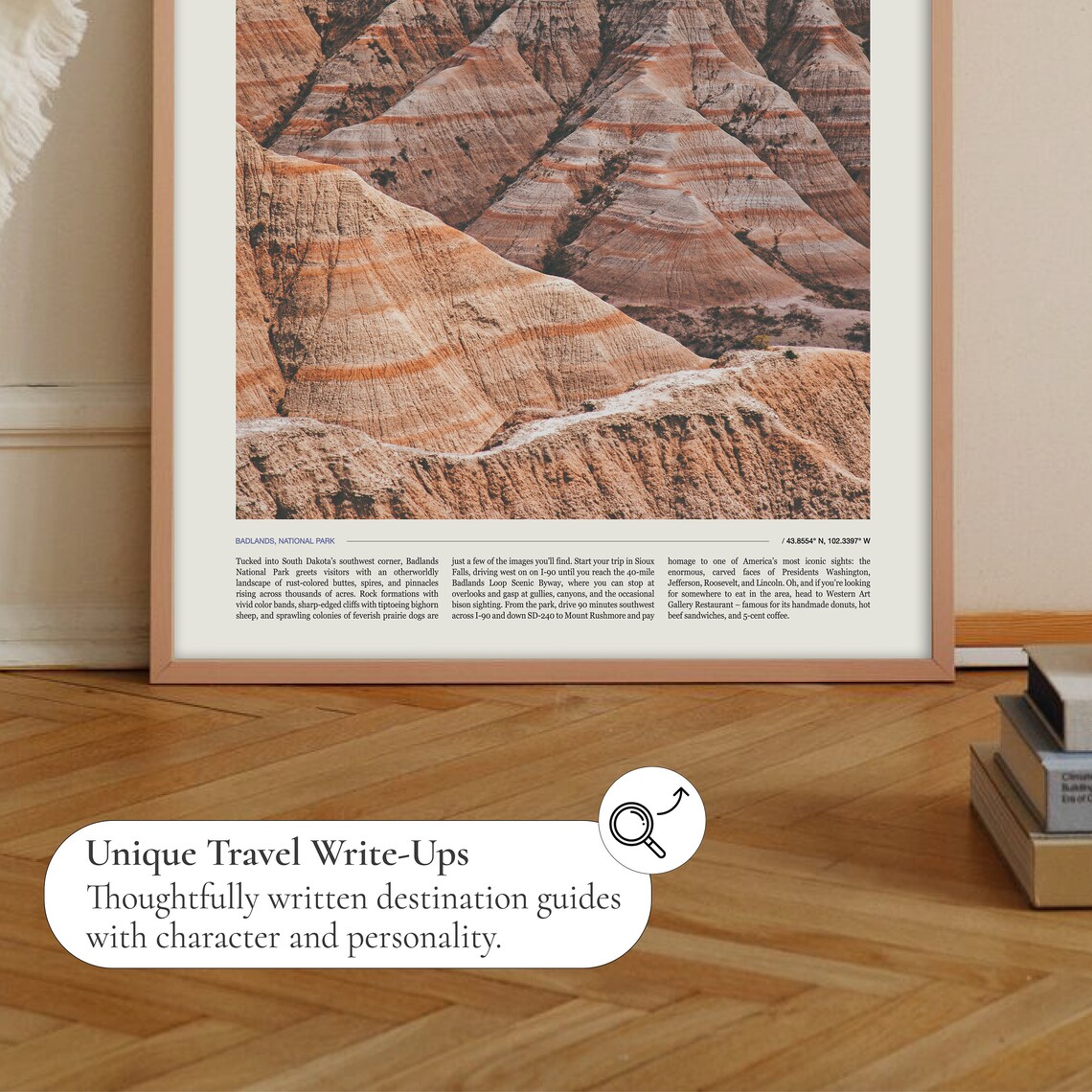 Badlands National Park South Dakota Eroded Spires Photo Travel Poster - Image 2