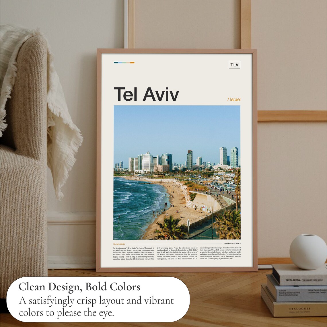 Tel Aviv Print Tel Aviv Poster Tel Aviv Wall Art Tel Aviv Art Print Tel Aviv Photo Tel Aviv Photography Tel Aviv Travel Tel Aviv Decor - Image 3