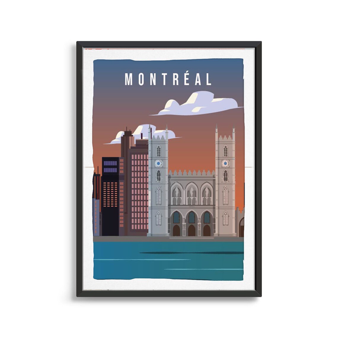 Montreal City Travel Poster, City Art Print - Image 2