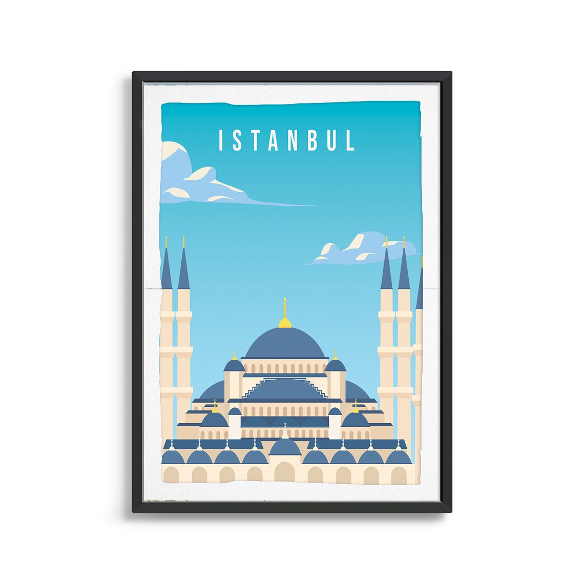 Istanbul City Poster City Art City Wall Art City Print City Poster City Print Travel Gift Travel Illustration