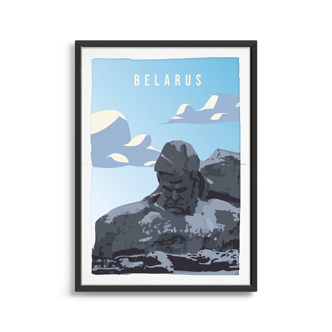 Belarus Country Poster Country Art Country Wall Art Country Print Country Poster Travel Gift Belarus Travel Illustration - Image 2