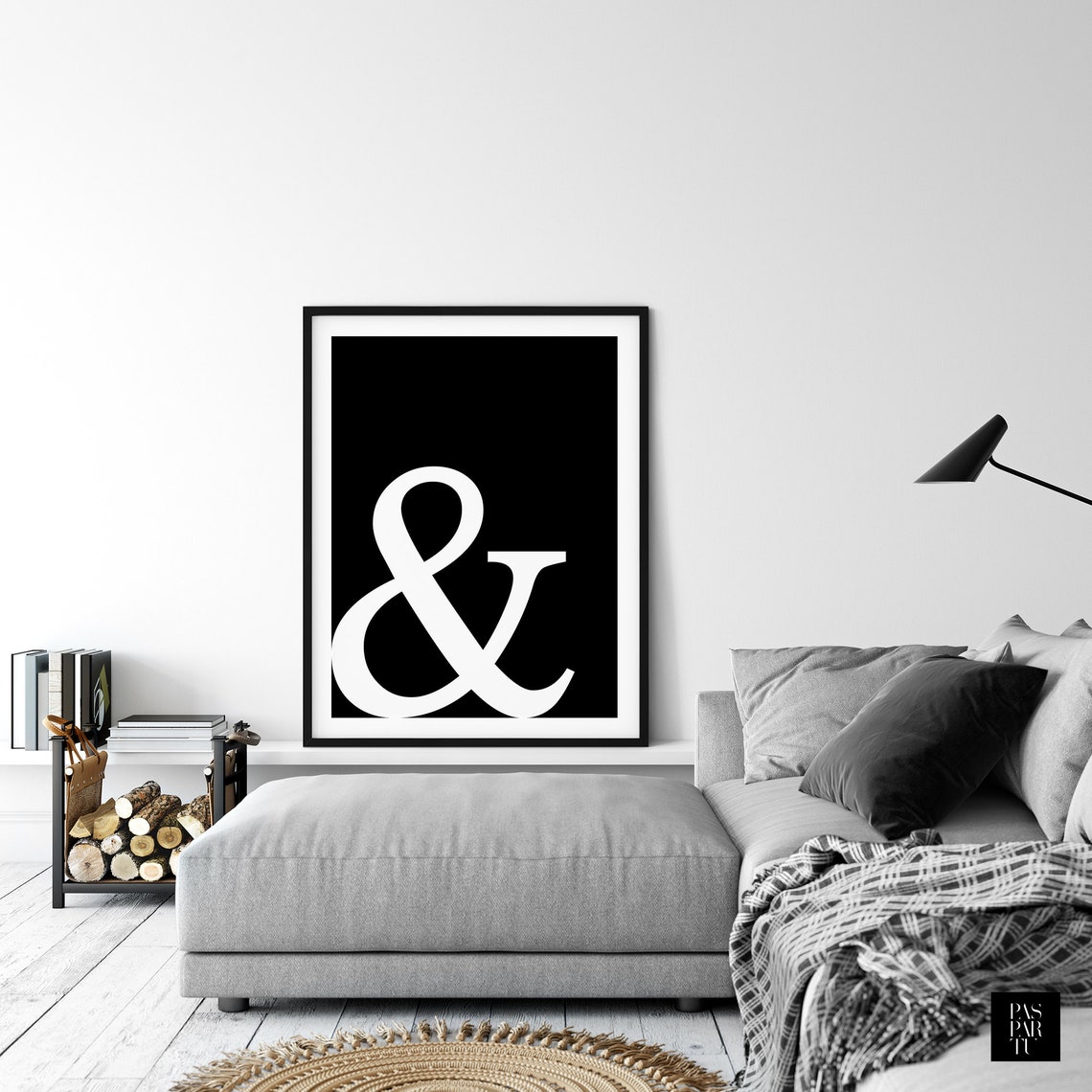 Ampersand Typography Art Print, Office Wall Decor - Image 3