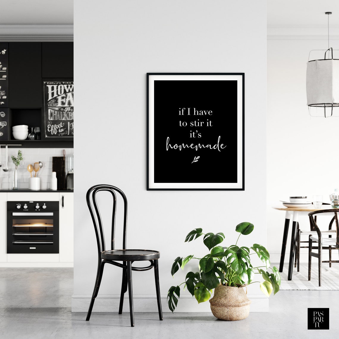 If I Have to Stir It, Funny Kitchen Quote Poster - Image 4