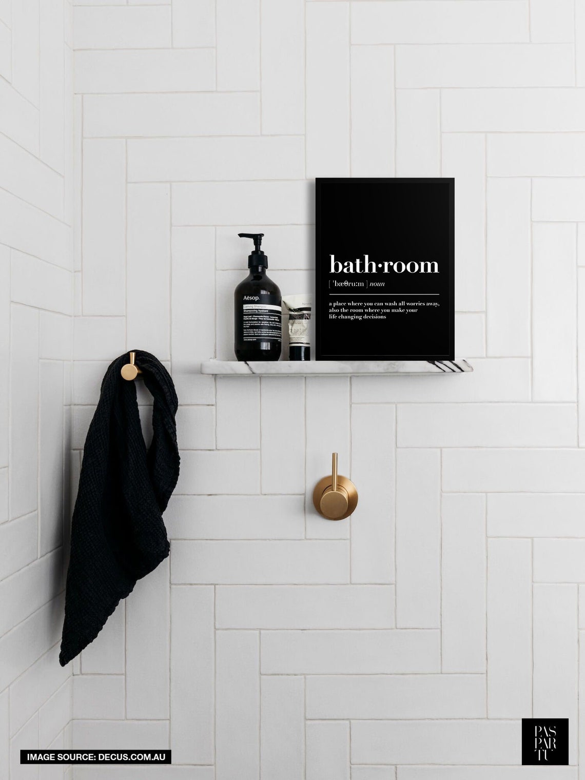 Bathroom Definition Print Bathroom Bathroom Wall Art Bathroom Quote Print Wall Decor Bath Decor Typography Art Bathroom Funny Sign - Image 5