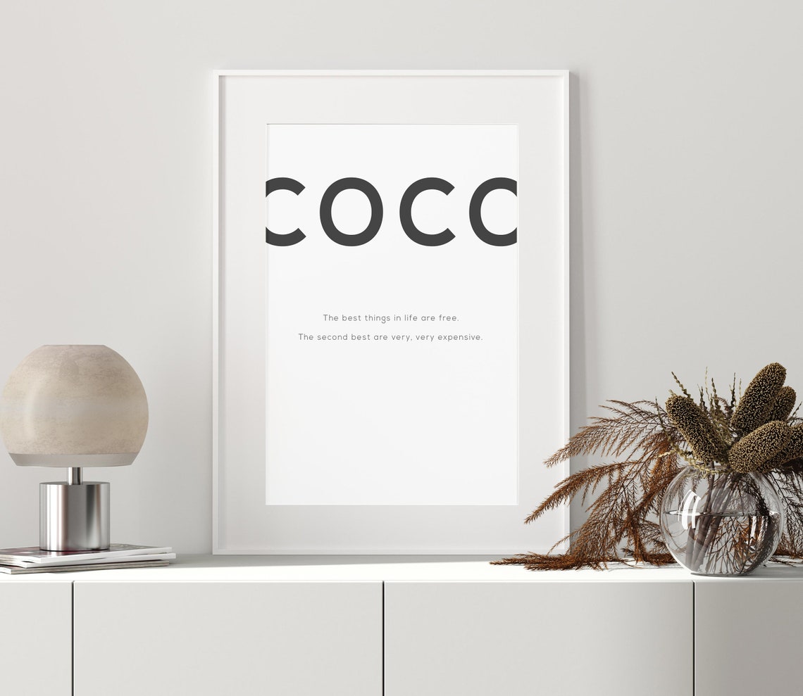 Minimalist Scandinavian Fashion Quote Wall Art Print - Image 2