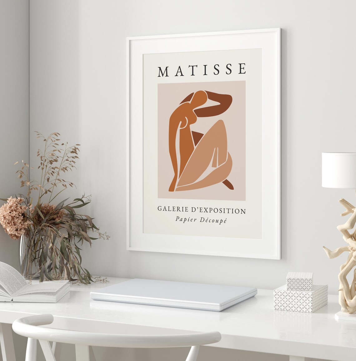 Matisse Terracotta Nude Papier Decoupe Exhibition Gallery Poster - Image 4