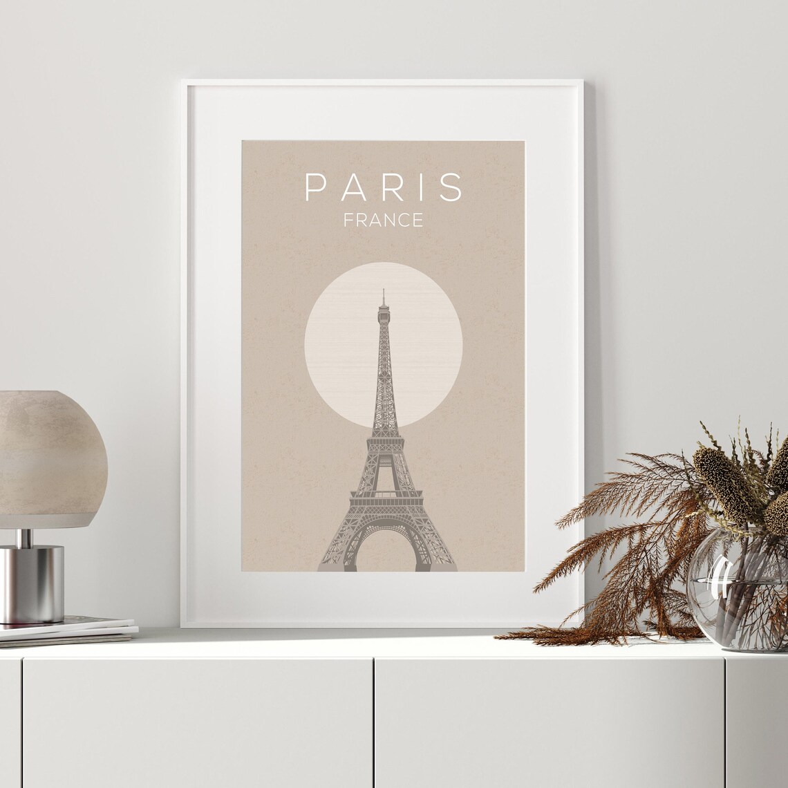 Paris Travel Poster, Neutral Paris Art Print - Image 4