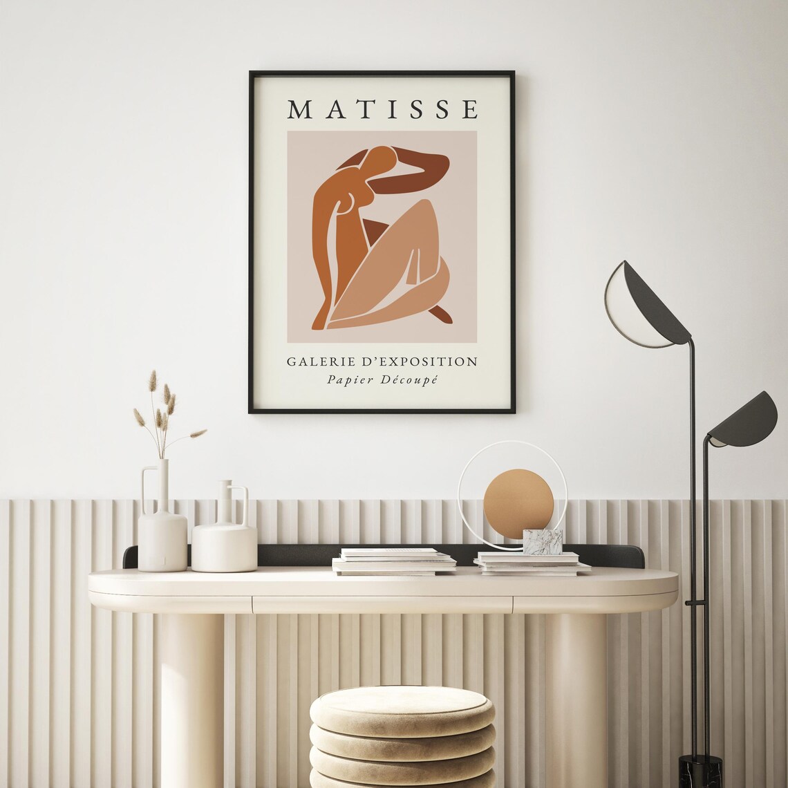 Matisse Terracotta Nude Papier Decoupe Exhibition Gallery Poster - Image 3