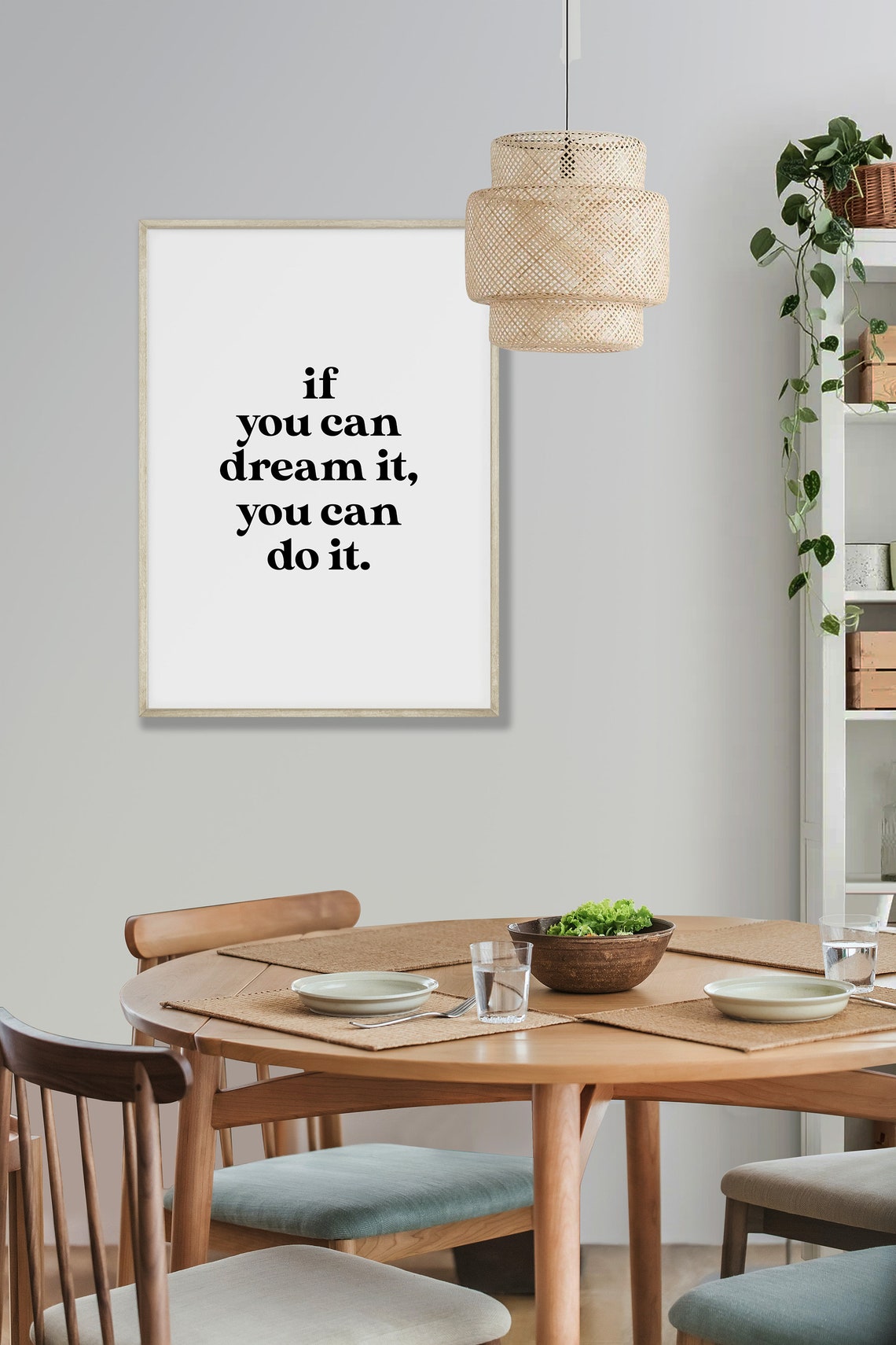 If You Can Dream It You Can Do It Quote Print Motivational Wall Decor - Image 3
