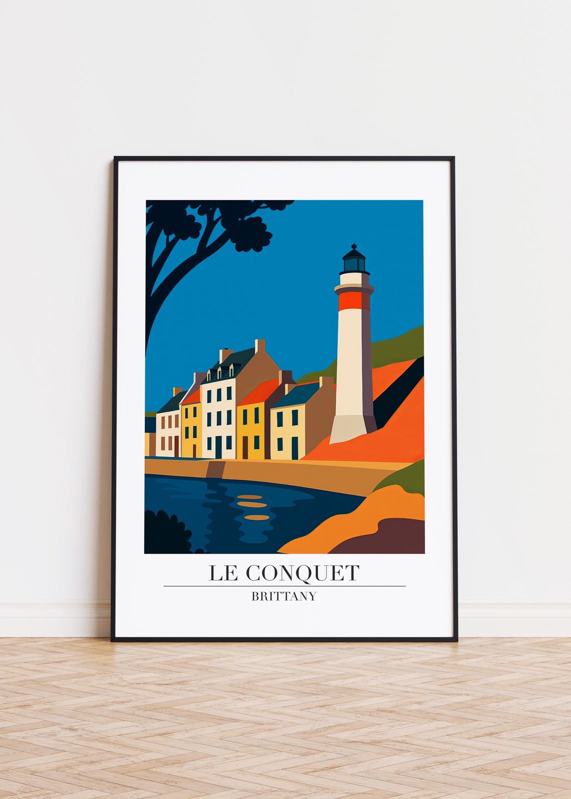 Le Conquet France Travel Poster
