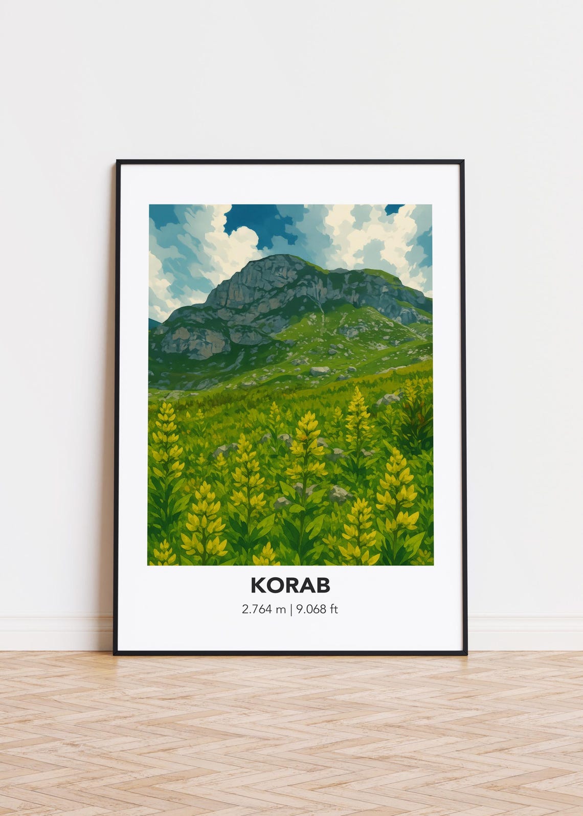 Korab Mountain Nature Poster Print