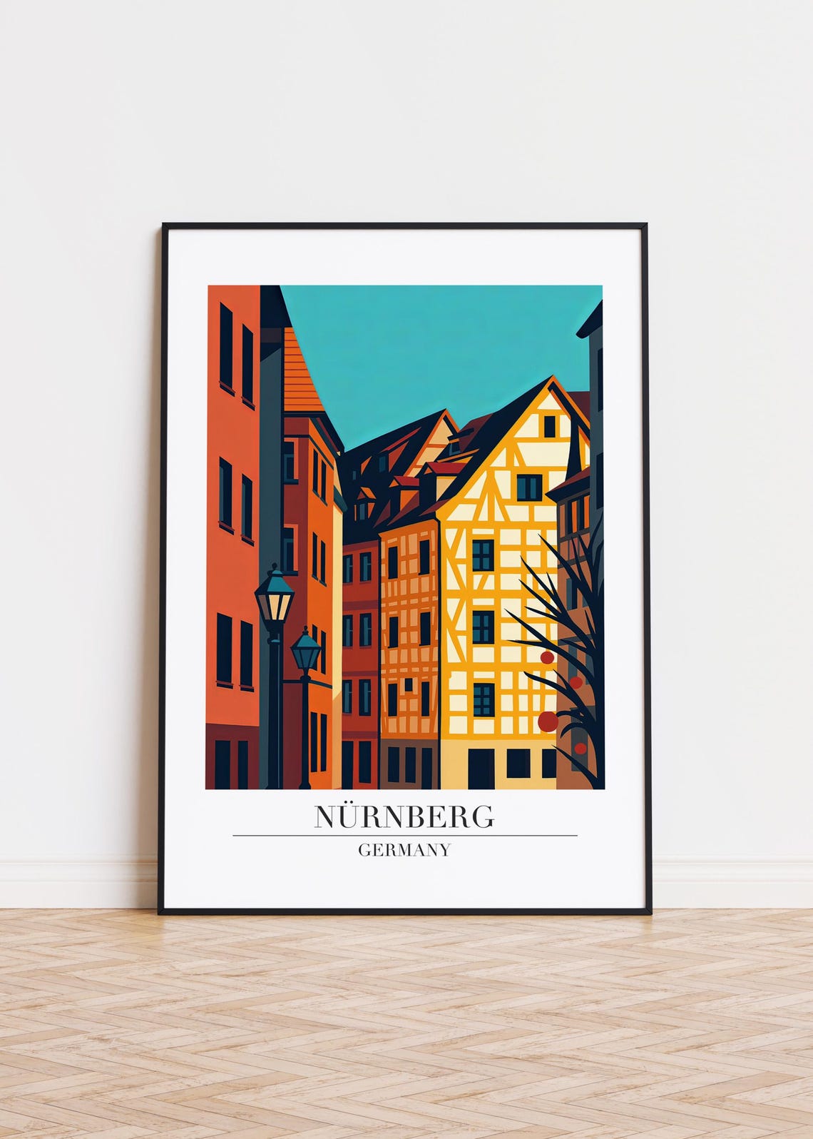 Nrnberg Germany Poster City Skyline Art Print