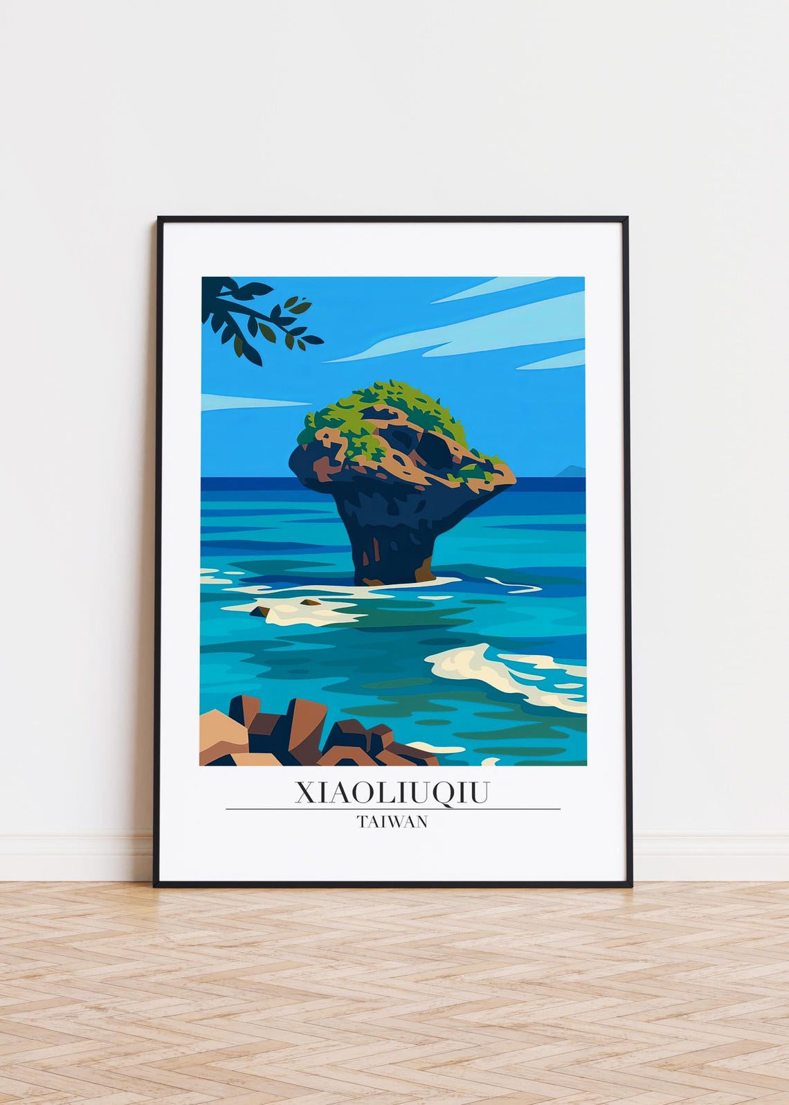 Xiaoliuqiu Taiwan Travel Poster