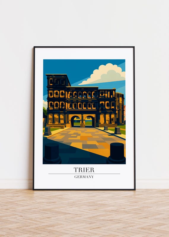 Trier Germany Poster City Skyline Art Print
