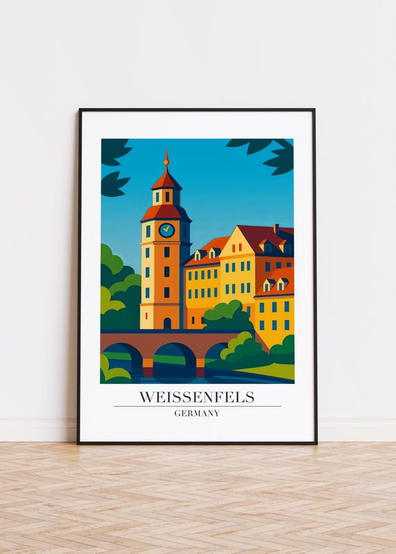 Weienfels Germany Poster City Skyline Art Print